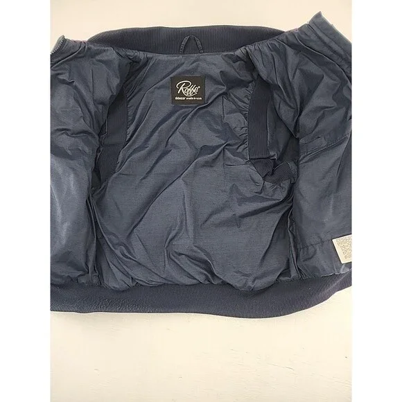 Vintage Roffe Size XS/S| Retro 80s Quilted Puffer Ski Jacket Fuscia Navy - Picture 6 of 8